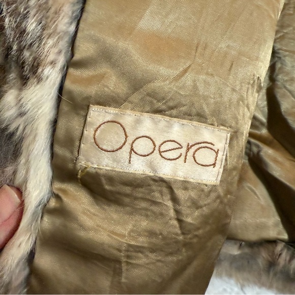 Vintage Rabbit Fur Bomber Jacket size XL - Picture 12 of 13